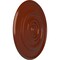 Ekena Millwork Traditional Reece Ceiling Medallion (Fits Canopies up to 5 7/8"), 24 3/8"OD x 1 1/8"P, Firebrick CM24REFIF - alternate 4